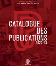 Couverture catalogue publications