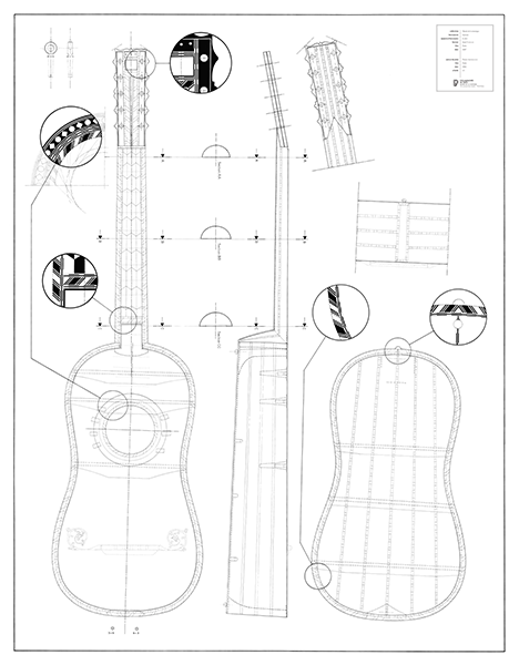 Guitare [E.1411] - Plan