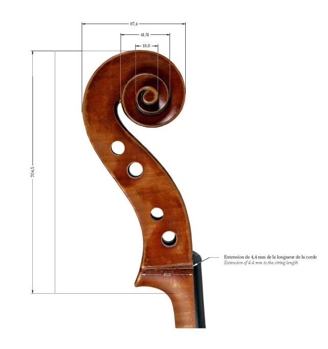 Dessin technique violoncelle E.968.8.39